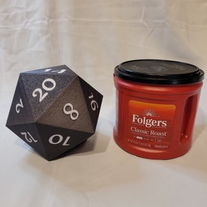 BIG D20 - Yeah, It is Really Big, Seriously, Why did I make it so big?