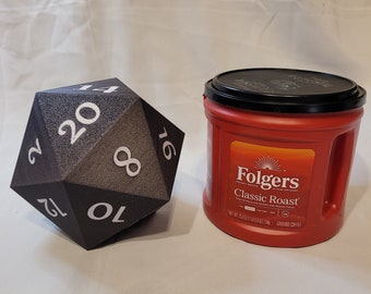 BIG D20 - Yeah, It is Really Big, Seriously, Why did I make it so big?