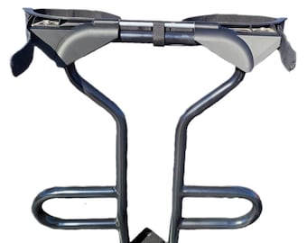 Golf Bag Attachment for ICON Golf Cart, Easily Removable, No Drilling Required, fits Icon model i20 i40 i40L i60 i60L with Grab Bar