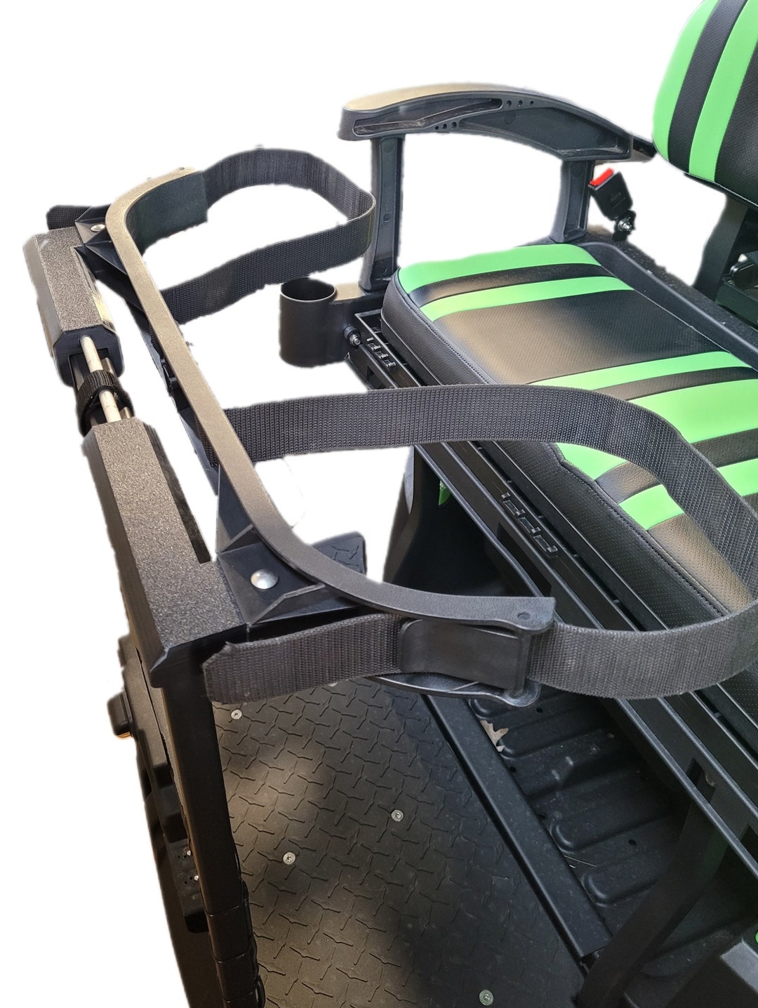 BINTELLI Golf Cart Golf Bag Attachment, Easily Removable, No Drilling