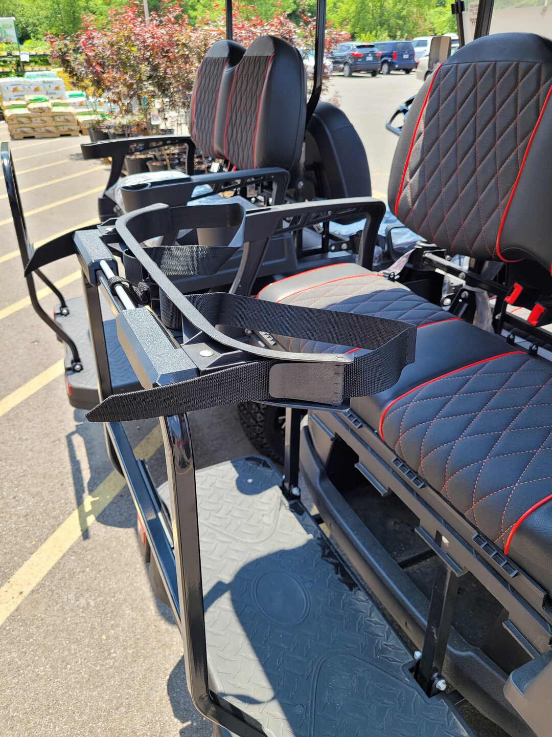 Coleman Kandi Golf Cart Golf Bag Holder Attachment, Easily Removable