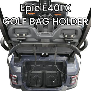 PeterPrints Golf Bag Holder for Epic E40FX [Bolts to Existing Mount]