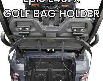 PeterPrints Golf Bag Holder for Epic E40FX [Bolts to Existing Mount]