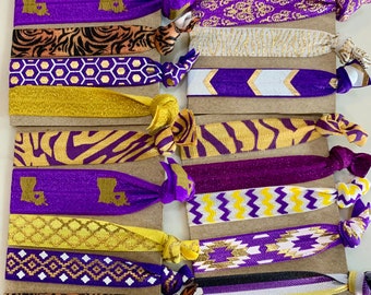 Kappa Delta Hair Ties-set of 6 Perfect for Bid Week or Big  display picture 1