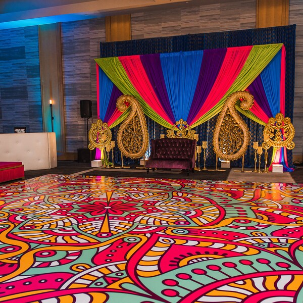 Dance Floor Monogram Etsy