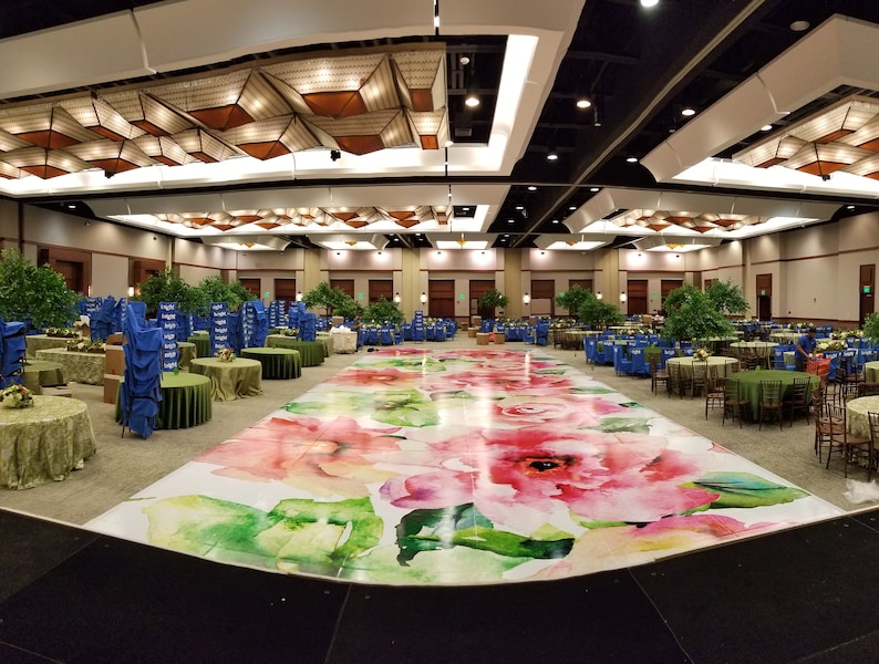 Full Print Dance Floor Dance Floor Decal Monogram Decal Etsy