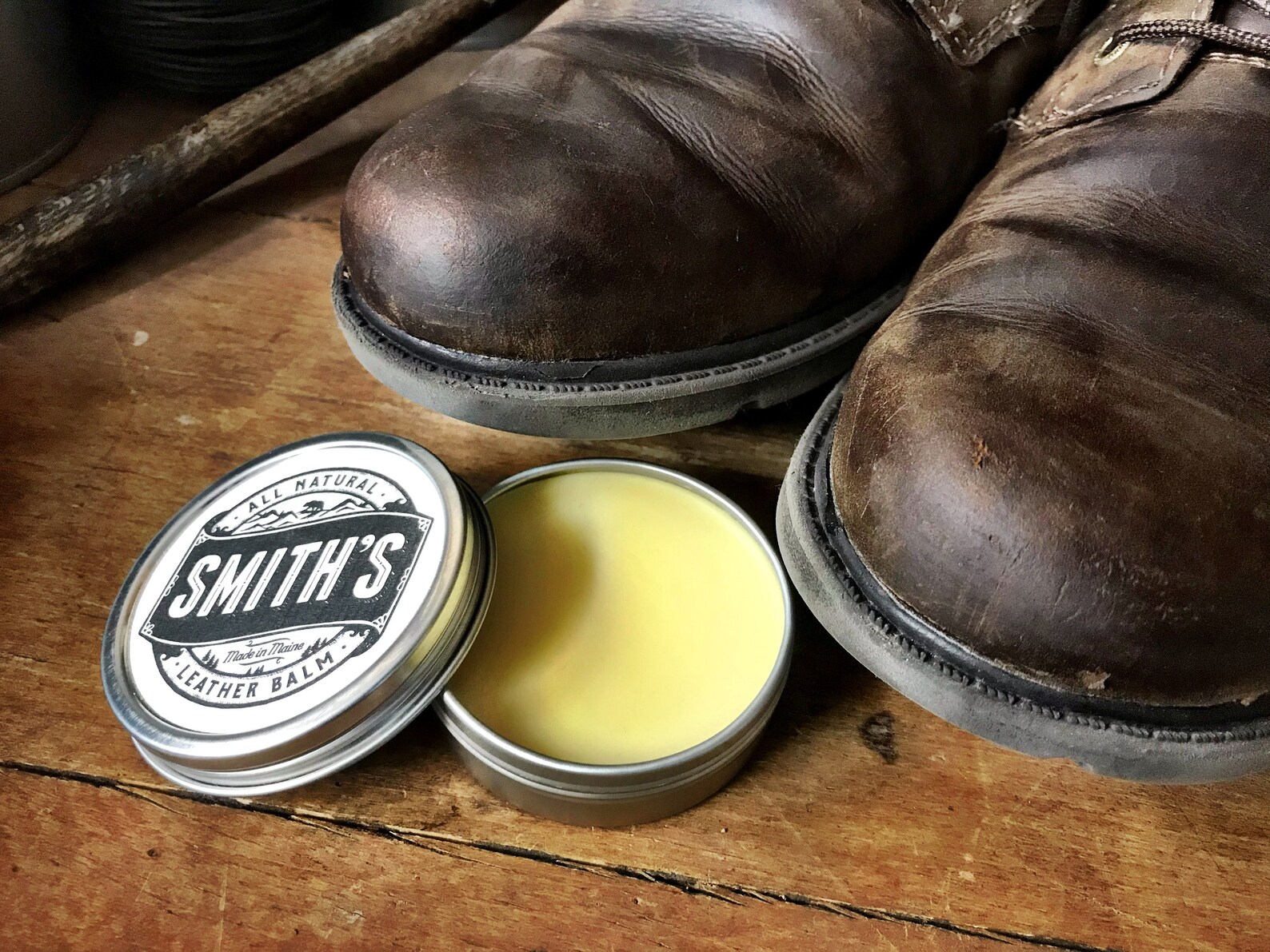 Leather Balm Handmade and All Natural Etsy