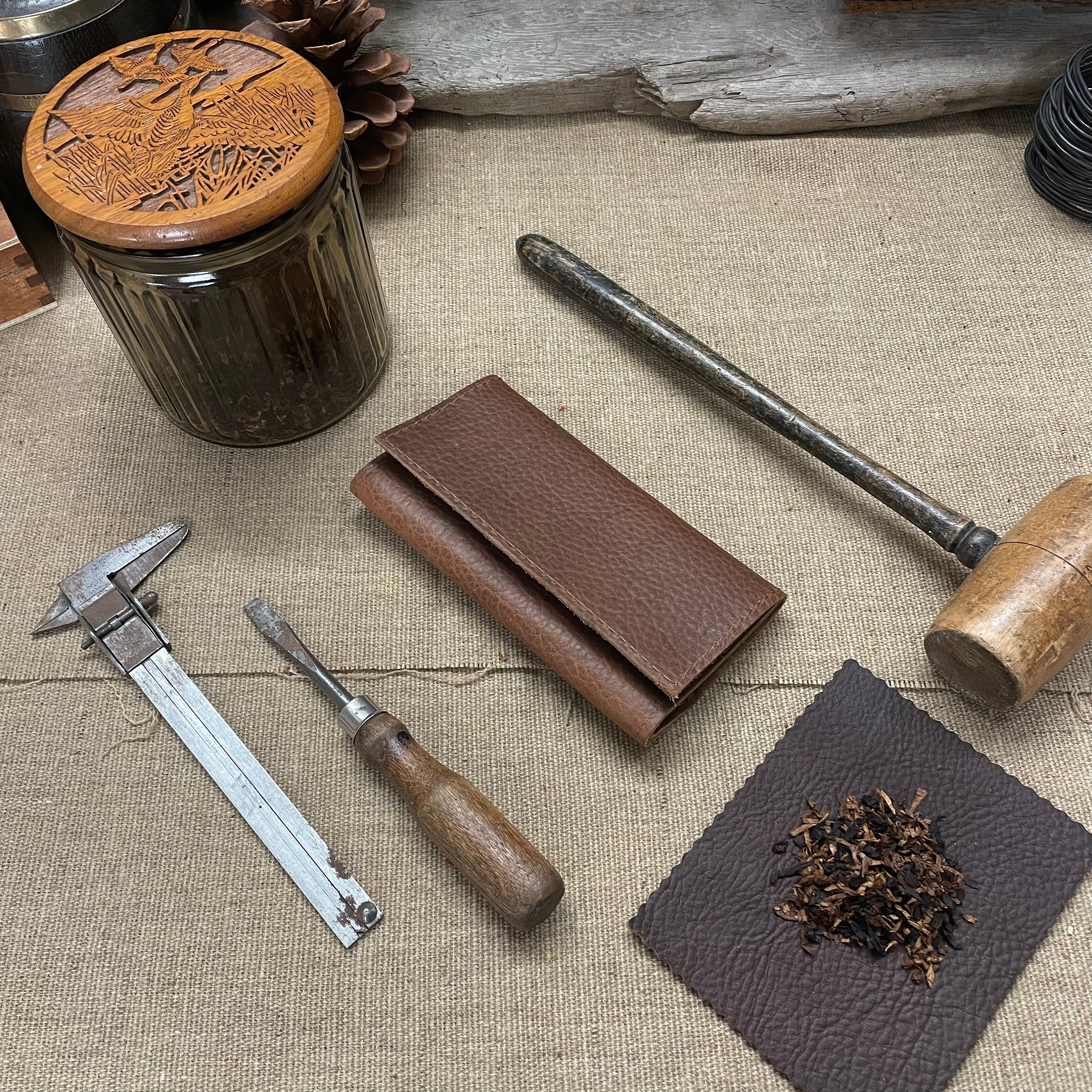 Leather Tobacco Pouch - Vermont Freehand