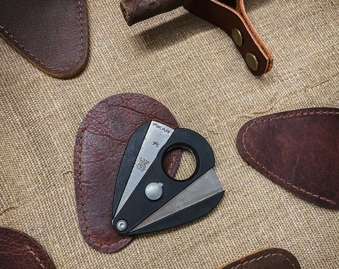 Featured listing image: Bison Leather Slipcase / Case for Xikar Xi Cigar Cutter