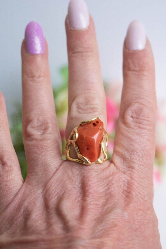 Bague corail sale