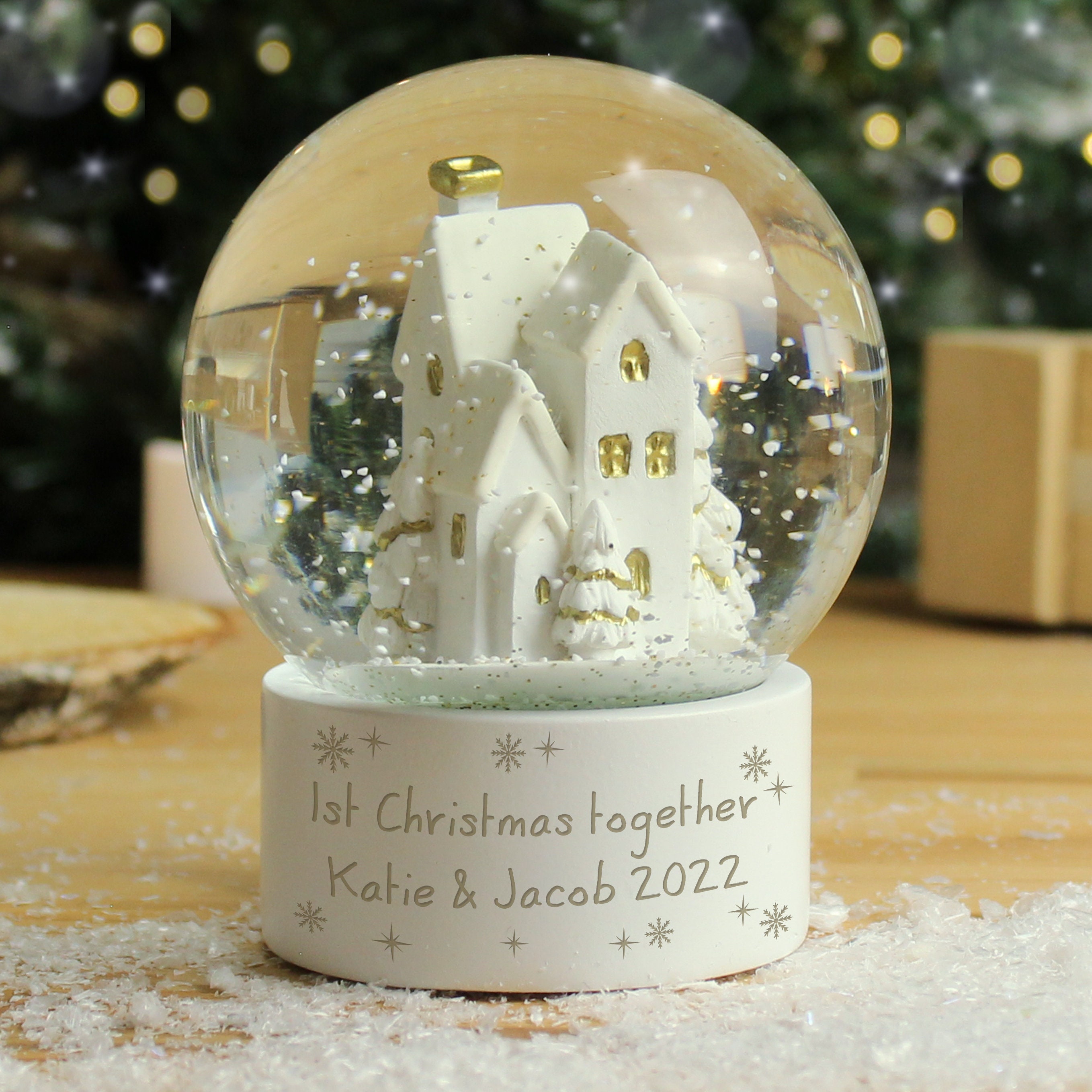 Christmas snow globes etsy Clearance