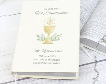 Personalised First Holy Communion Bible, First Holy Communion Gift, Childs Bible, First Holy Communion Gift