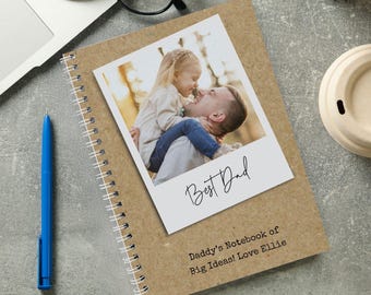 Notebook Photo Card Personalised Photo Notebook - Custom Notebook - Personalised Gift - Etsy UK