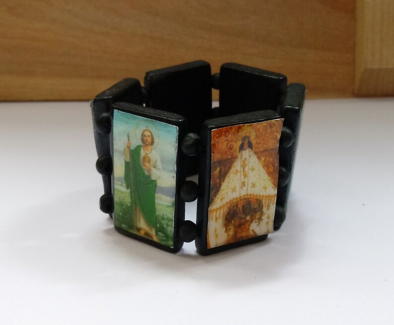 Handmade Religious Bead Bracelet Wooden Jesus Christ and Etsy