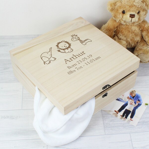 Baby Keepsake Box Etsy UK