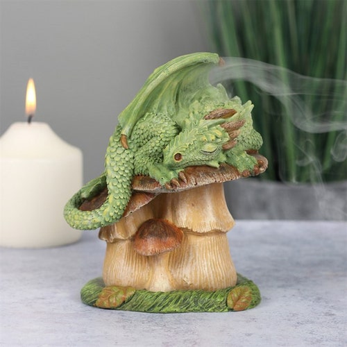 Green Dragon Incense Cone Burner Dragon Incense Burner Etsy UK