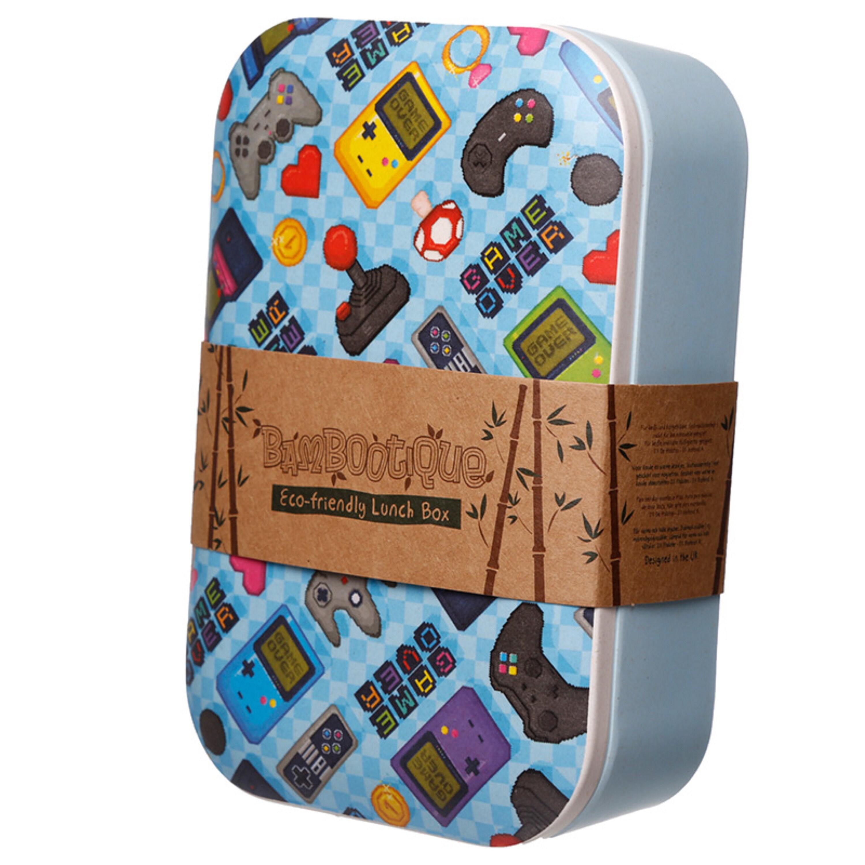 Gaming Design Lunch BoxBamboo Composite Retro Gaming Lunch Etsy