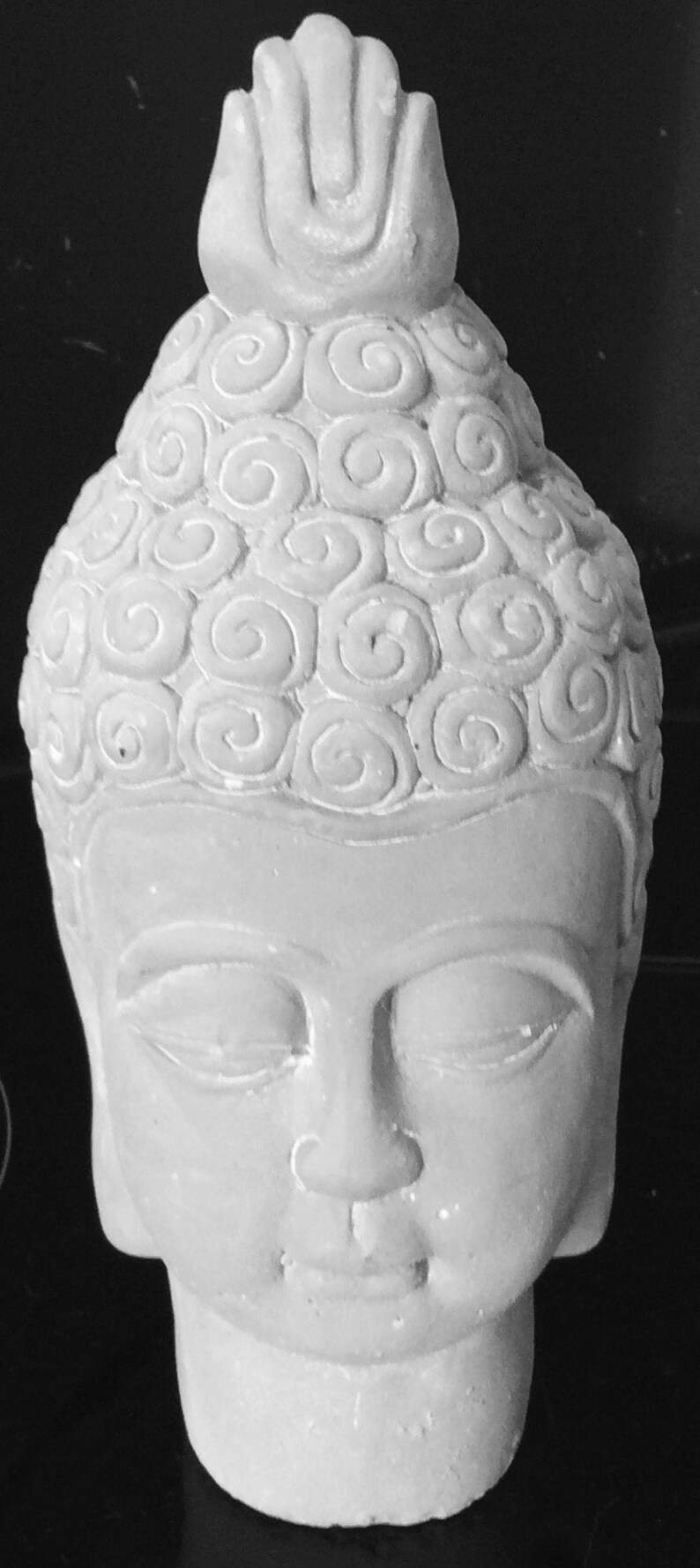 Latex Craft Mould Mold To Make Buddha Head Bust Ornament Etsy