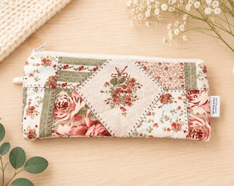 Knitting Needle Case, Crochet Hook Organizer, Quilted Electronics and personal hygiene items