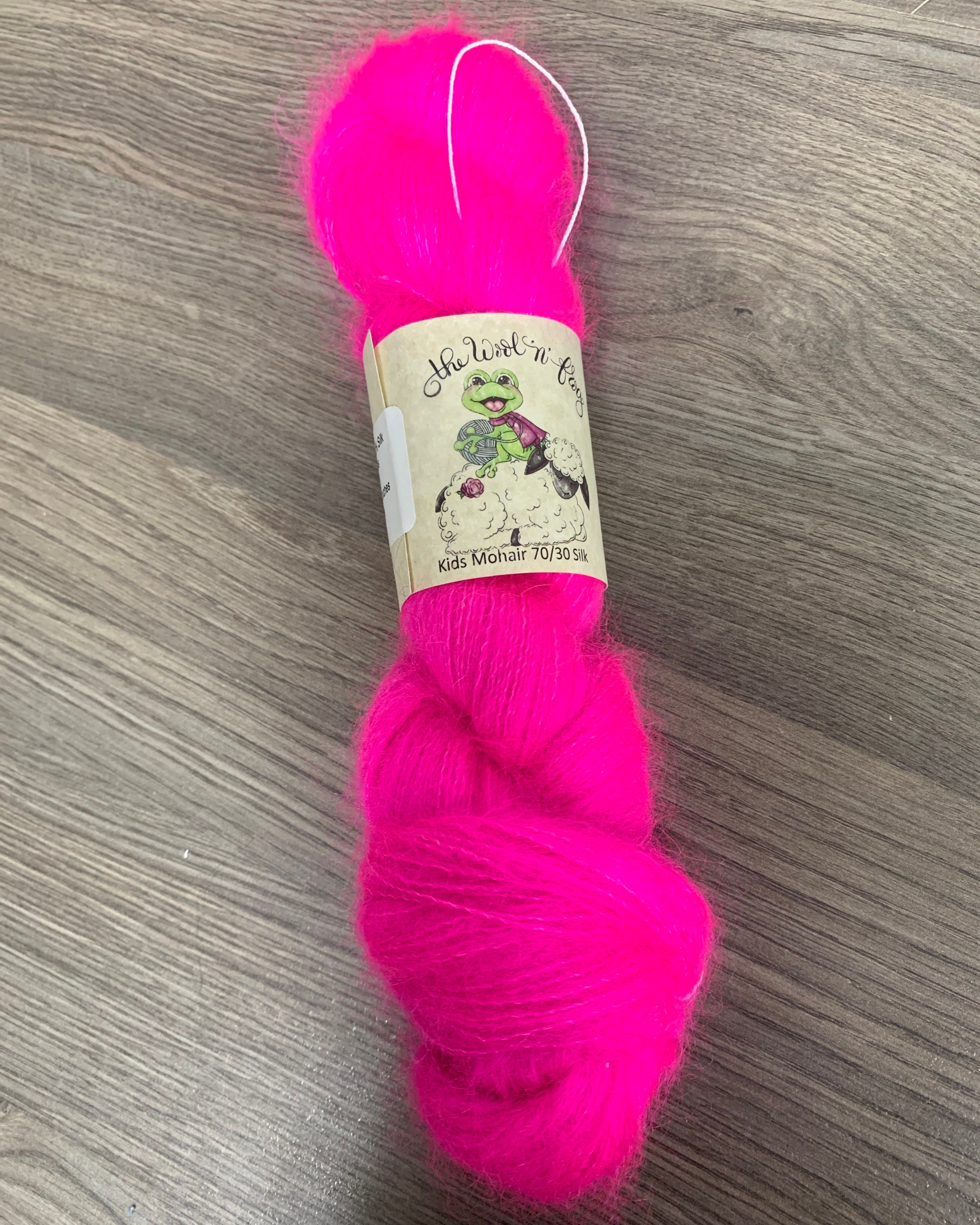 Mohair/Silk Wool 70/30 pink fluffy wool yarn for crochet Etsy