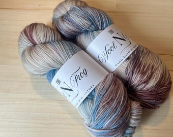 Fingering Weight Hand Dyed Yarn, Fingering Weight, Superwash 80/20 Merino Nylon, 115grams /384 meters