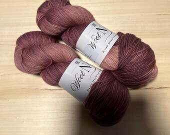 Fingering Weight  Neutral Varigated sock Hand Dyed Super Wash  80/20 Merino Nylon yarn  115grams /384 meters