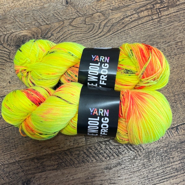 Neon Yellow Yarn Etsy