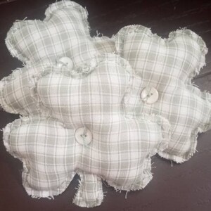 St. Patrick&#39;s Day Decor, St. Patrick&#39;s Bowl Filler, Stuffed Shamrock, Bowl Filler, Pillow Tucks, Shamrocks, Four Leaf Clover (set of 3)