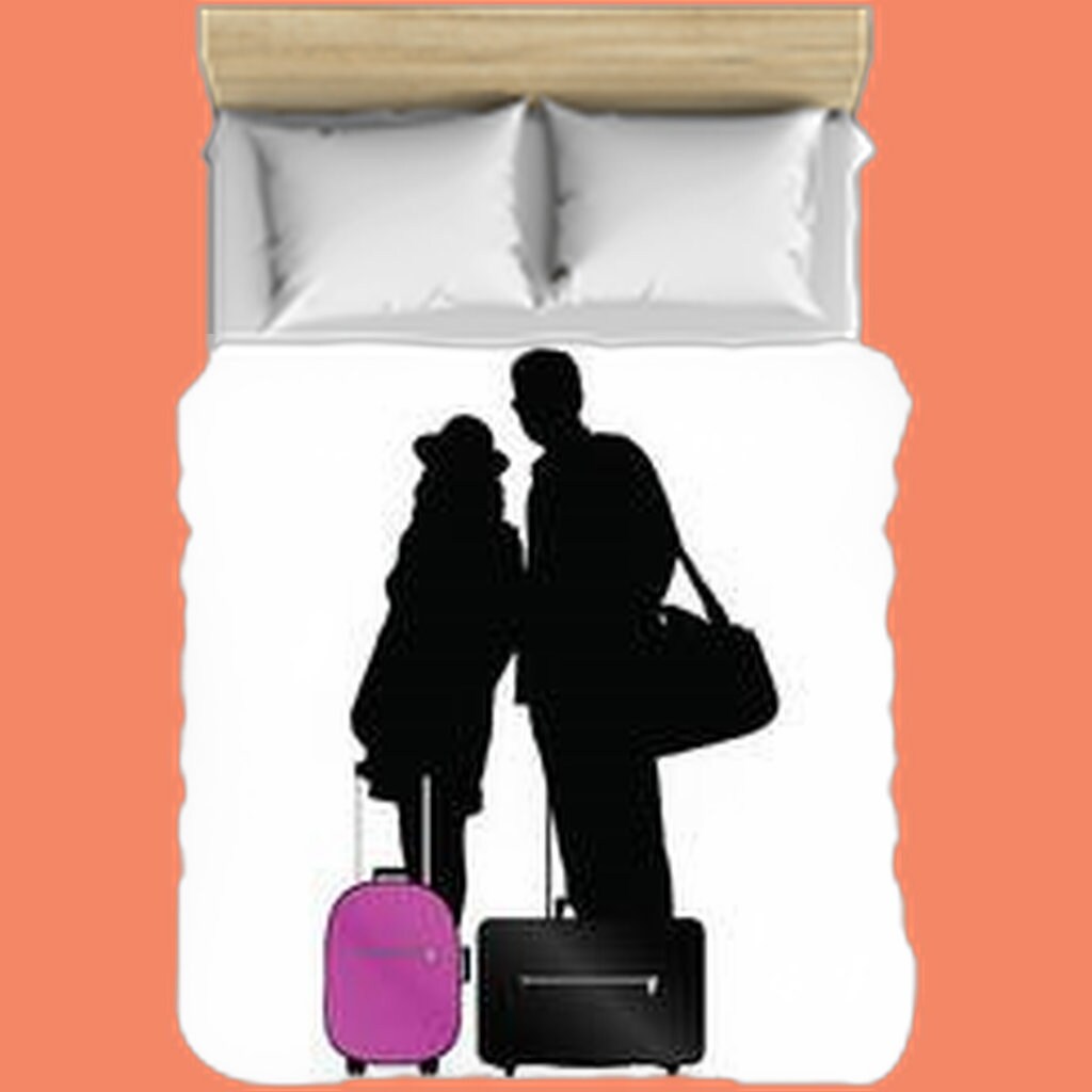 Comforter Travel Couple Wedding Gift His And Hers