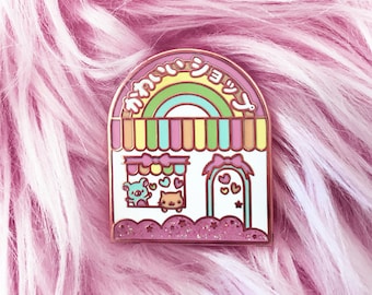 Pin Street Kawaii Shop Lapel Pin