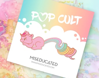 VOORBESTEL Rainbow Pixietails Roze Glitter Eekhoorn Pin