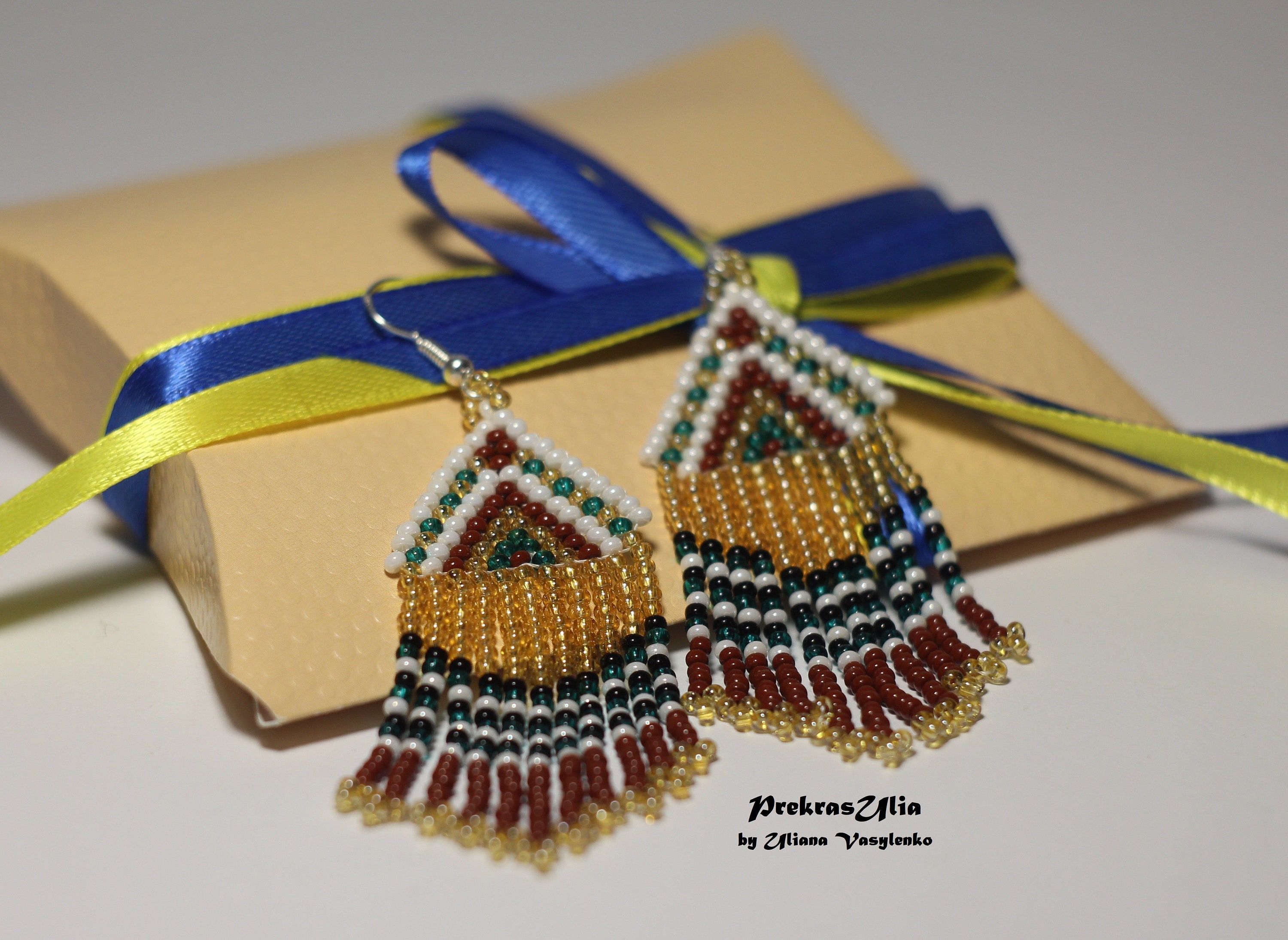 NEW NATIVE STYLE SEED BEADED HANDMADE FASHION HOOK EARRINGS E-4-81 - Foto 6