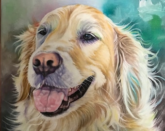 custom pet portrait etsy pet portrait painting