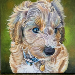 Custom pet painting, custom pet portrait, custom dog paintings, canvas art, pet loss gift, pet owner's gift, Birthday gift, Christmas gift