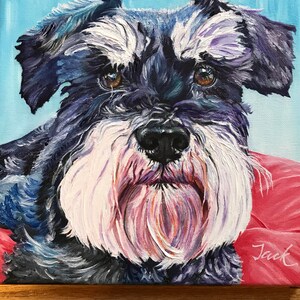 Custom pet painting, custom pet portrait, dog painting, pet loss, animal painting, birthday present for pet owner, dog painting