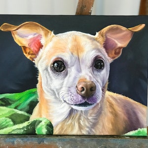 Custom dog painting, custom dog portrait, custom pet painting, custom pet portrait, Birthday gift, Christmas gift, pet loss gift