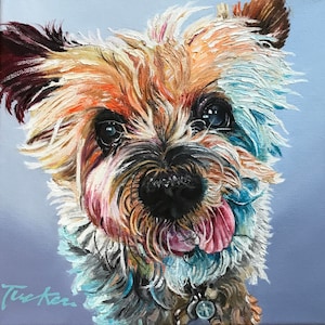 Custom pet painting, custom dog painting, custom pet portrait, pet gift, animal painting, custom oil painting, dog portrait