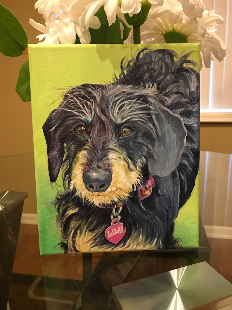 Custom Dog Painting Custom Animal Painting Oil Pet Painting Etsy