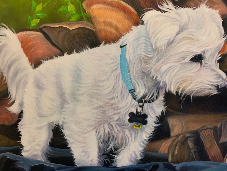 Custom dog painting custom dog art custom oil paintings oil Etsy