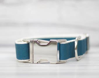 Teal  //  Vegan & Sustainable Cork Dog Collars