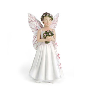 Miniature Fairy Bride Wedding Figurine ~ Fairy Garden Accessories & Supplies ~ Unique Wedding Decor