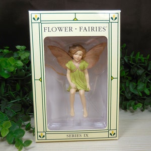 Figurina di fata dei fiori di melo in fiore, serie IX ~ Cicely Mary Barker Flower Fairies da collezione ~ Decorazioni per l'albero di Natale