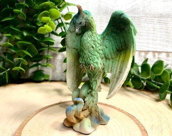 Miniature Phoenix ~ Fairy Garden & Dollhouse Accessories ~ Terrarium Figurines ~ Diorama Craft Supply