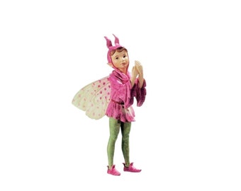 Orchis Flower Fairy Figurine ~ Cicely Mary Barker Flower Fairies Collectibles ~ Fairy Garden Accessories ~ NIB Retired