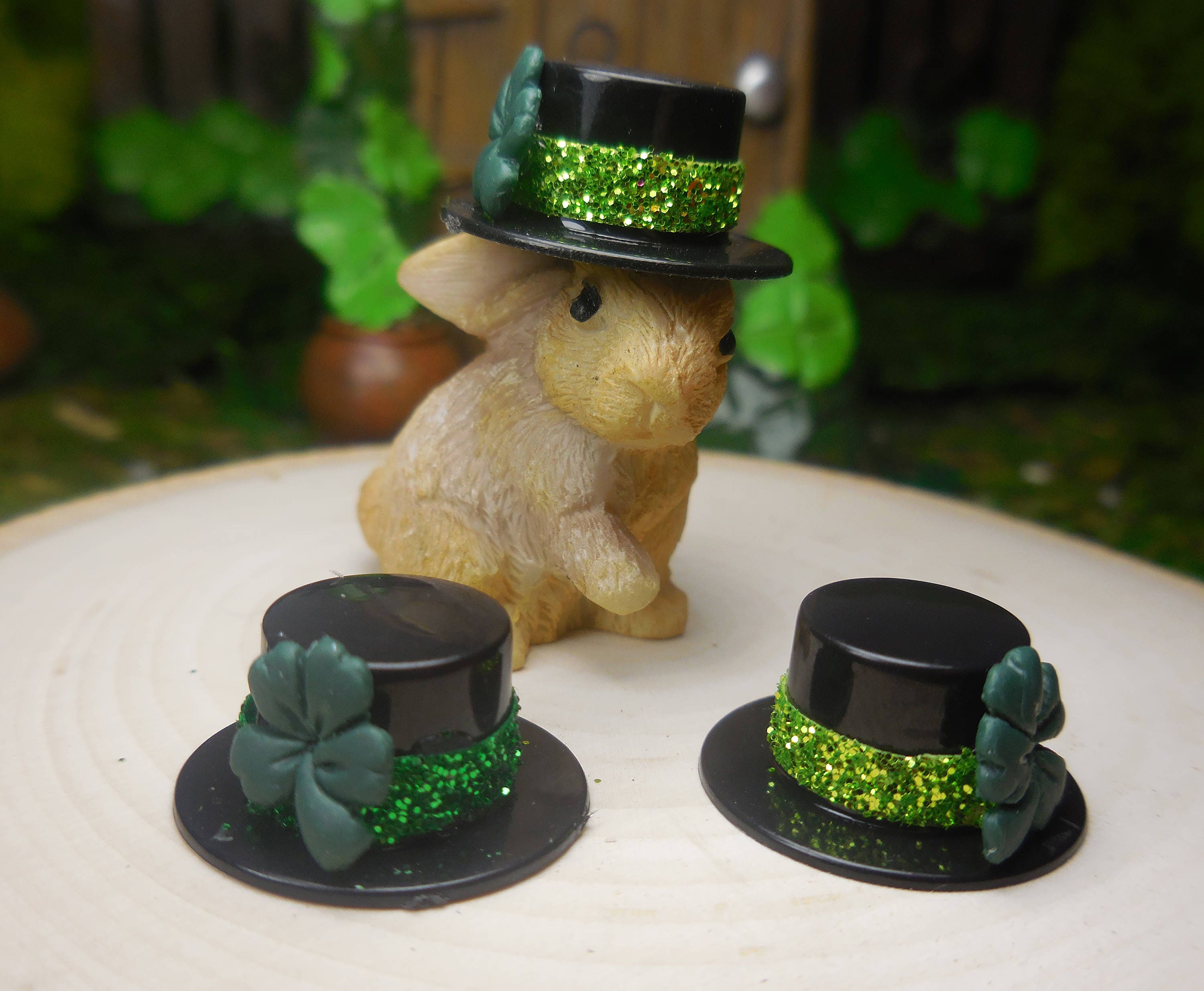 Miniature Shamrock Top Hats St. Patrick 