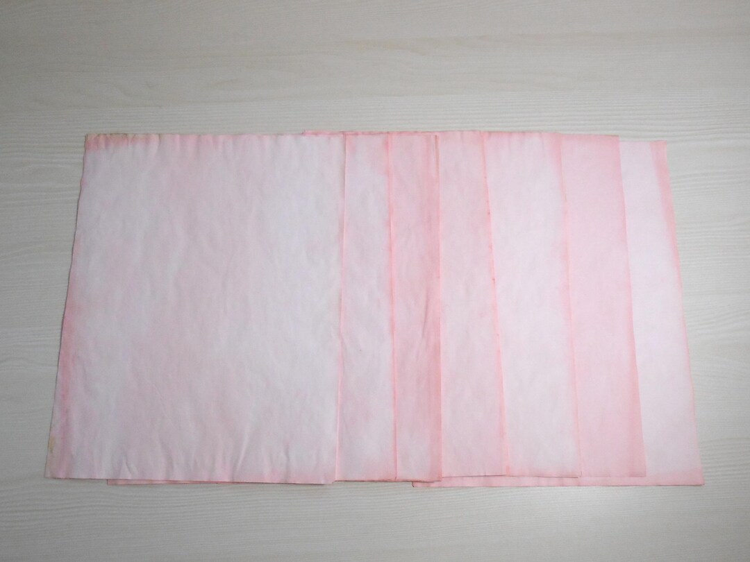 Blush Pink Ink Dyed Papers, 8.5