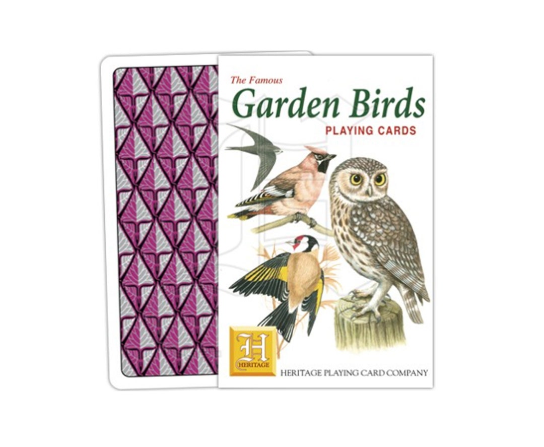 Famous Garden Birds Playing Cards Bird Card for Scrapbooking, Collages ...