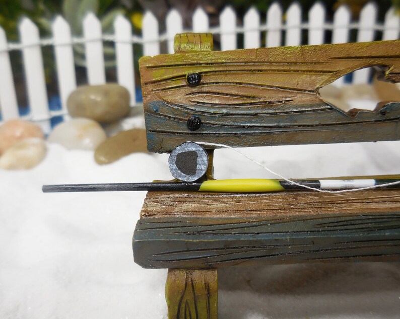 Fairy Garden Miniature Fishing Pole Miniature Fishing Rod | Etsy