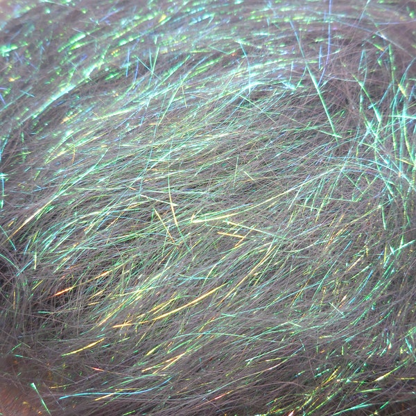 Iridescent Forest Fairy Easter Grass for Miniature Basket ~ Fairy Garden & Dollhouse Accessories ~ Angelina Fiber ~ Spring Craft Supply