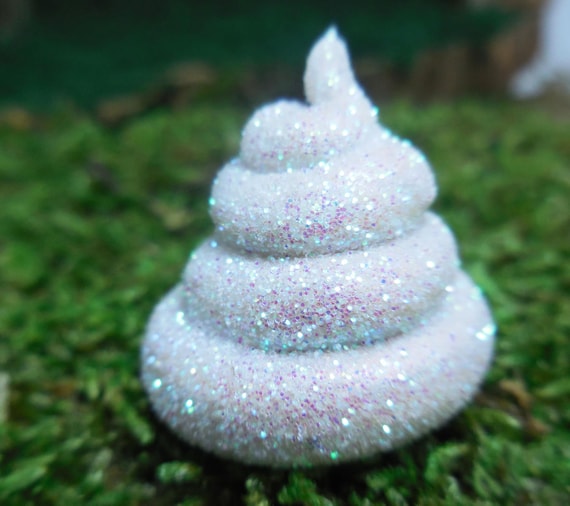 Fairy Accessory Unicorn Poop Miniature Glittering Holo | Etsy
